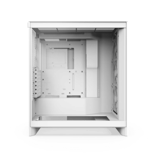 NZXT H7 Flow Mid-Tower ATX PC Case – White – High-...