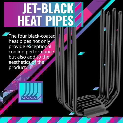 Hyper 212 Halo² Black CPU Air Cooler – 120mm PWM F...