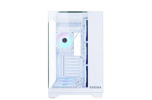 Egeira Vision 7 ARGB White ATX Gaming Case – 7× AR...