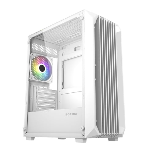 Egeira Nexus White Micro ATX Gaming Computer Case...