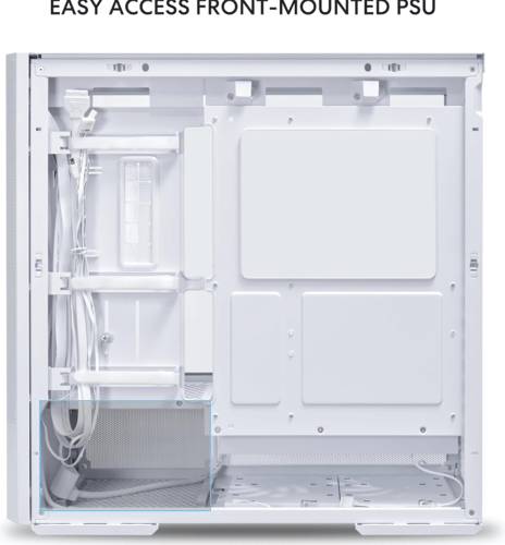 Lian Li LANCOOL 207RX WHITE – High-Airflow Mid Tow...