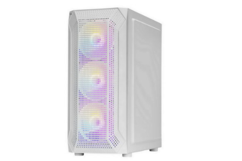 Egeira Honey Comb FRGB White Mid Tower Case – Fron...