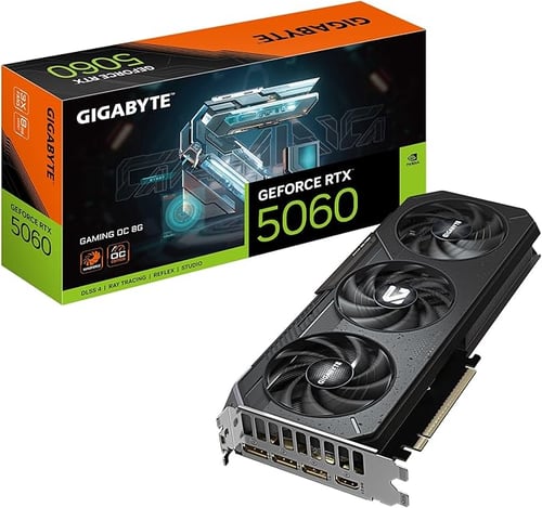 GIGABYTE GEFORCE RTX 5060 GAMING OC 8G GRAPHICS CA...