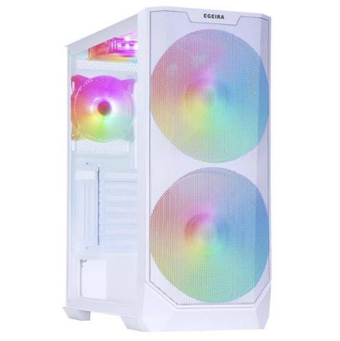 Egeira GRAND White ATX Gaming Case – High-Airflow...