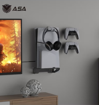 حامل تثبيت PS5/PS4 جديد – مثبت على الحائط (سليم)