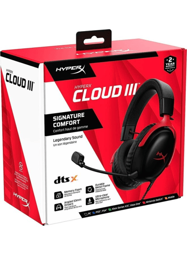 HyperX Cloud || - Gaming Headset (Black-Red) سماعه...