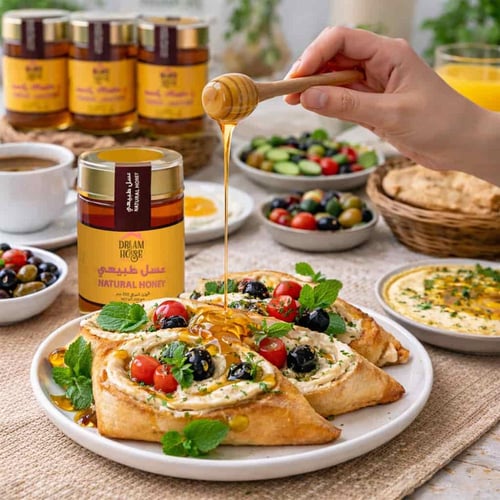 عسل دريم هاوس الطبيعي 4 كجم (8 عبوات 500 جم)