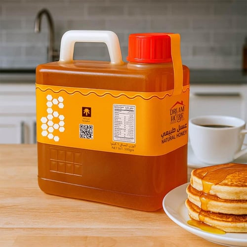 عسل نحل طبيعي دريم هاوس 4 كجم ( 4 عبوات 1 كجم )