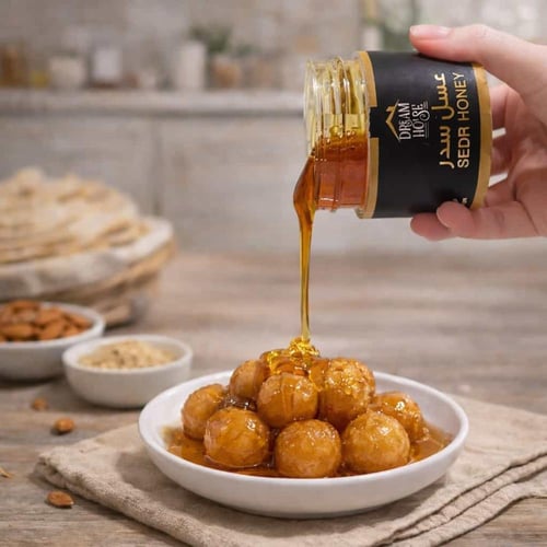 عسل سدر طبيعي 1.5 كيلو ( 6 عبوات 250 جم )