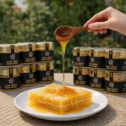 عسل سدر طبيعي 3 كيلو ( 12 عبوة 250 جم )