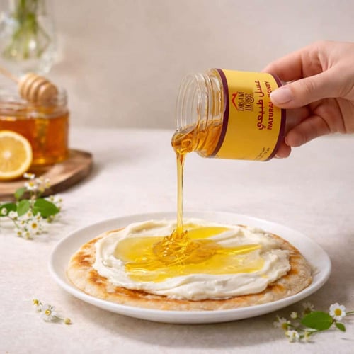 عسل النحل الطبيعي دريم هاوس 1.5 كجم (6 عبوات 250 ج...