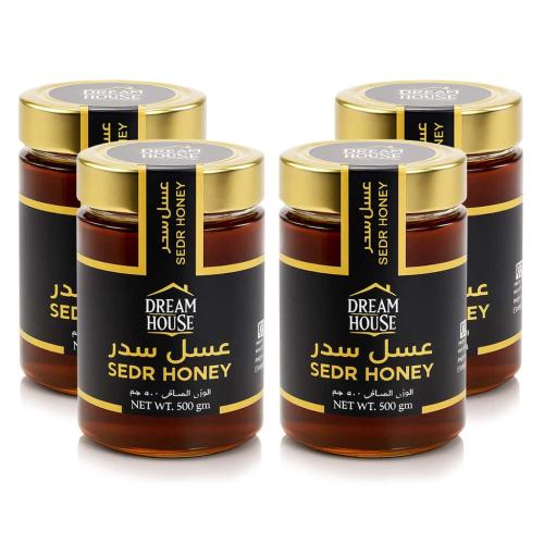 عسل السدر الطبيعي 2 كيلو (4 عبوات 500 جم)