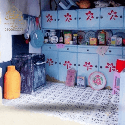 مجسم مطبخ شعبي قديم