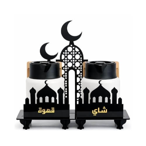 مجموعة استقبال رمضان أكريليك 3 قطع فخمة