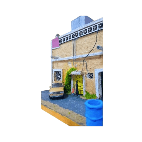 مجسم بيت شعبي القديم