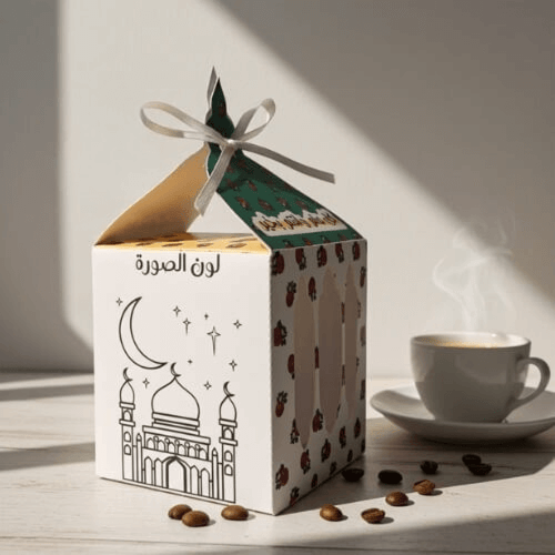 بوكس توزيعات رمضان أنيق جاهز للتقديم