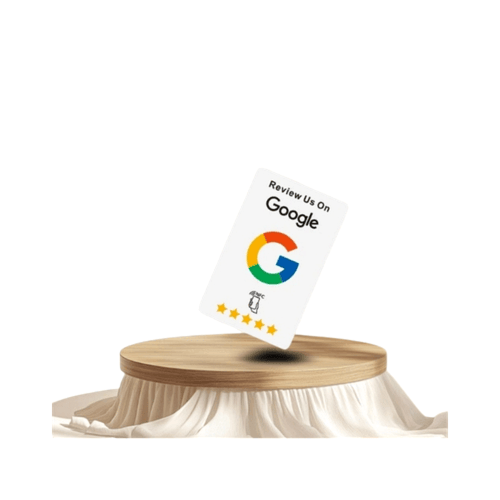 بطاقة NFC تقييم قوقل ماب مطبوعة بشعارك