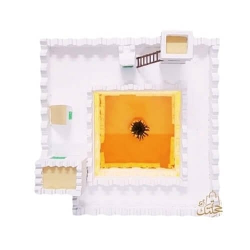 مجسم تراثي ثلاثي الأبعاد لقصر المربع