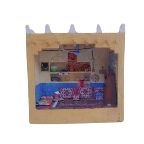 مجسم غرفة جلسة شعبية