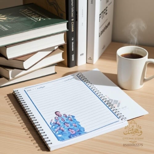 دفتر A5 سلك رياضي اطلبه للملاحظات اليومية