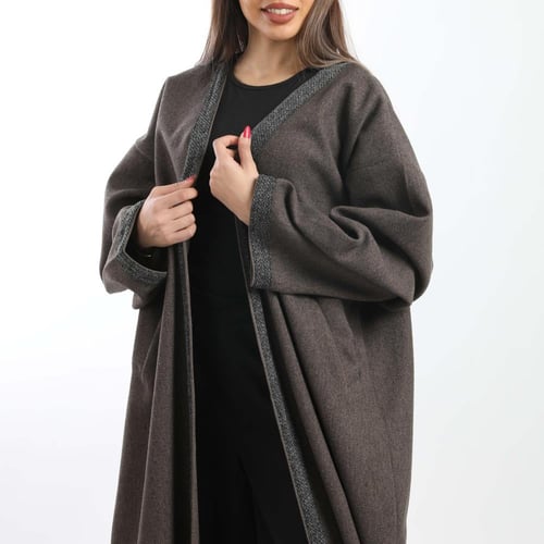 عباية شتوية جوخ لمسات من الصوف 5059