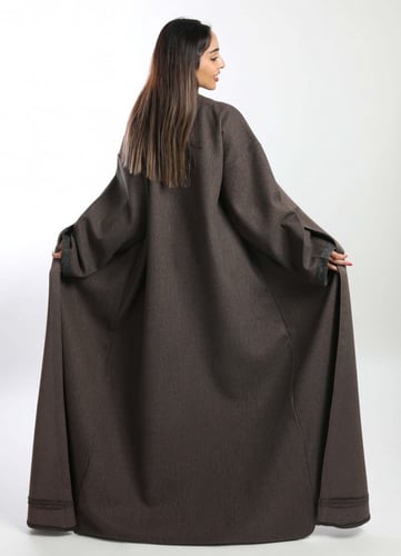 عباية شتوية جوخ لمسات من الصوف 5059