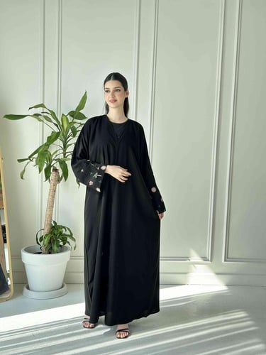 عباية مناسبات أنيقة كم سدو 7032