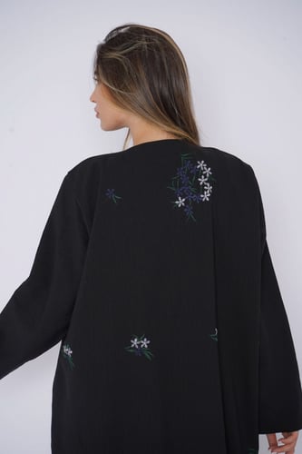 عباية سوداء سي واي 6032