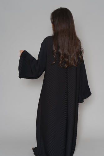 عباية سوداء بكسر ناعمة 6059