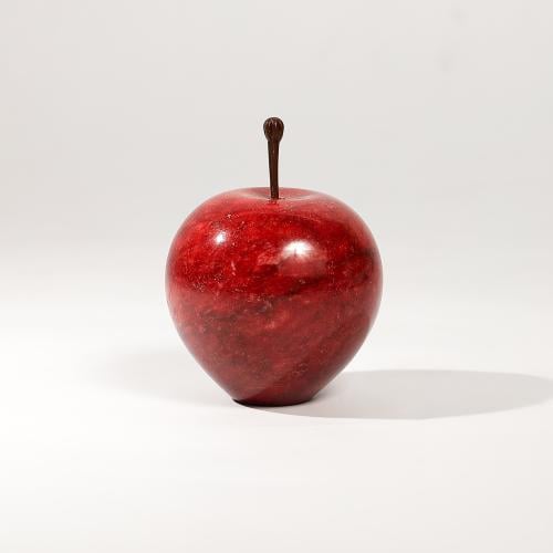 A crystal masterpiece in the shape of an apple