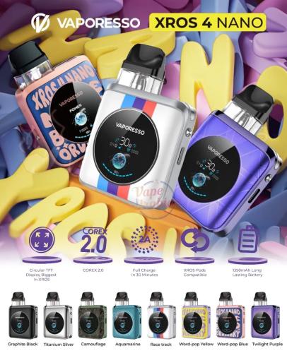 Vaporesso Xros 4 Nano device