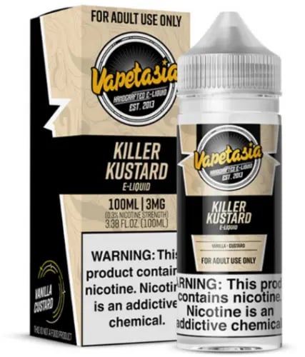 Killer Kustard flavor from Vapetasia, the famous V...