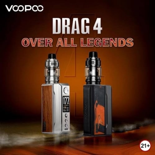 جهاز شيشة دراق 4 كت 177 واط من فوبو voopoo drag 4 kit