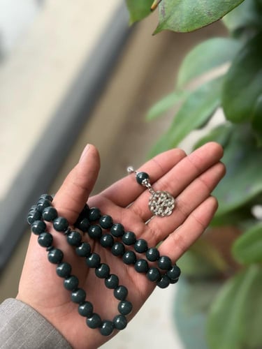 سبحة رجالية بكلايت معدن مريحة للتسبيح – موديل 106