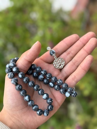 سبحة رجالية بكلايت معدن فاخرة – موديل 108