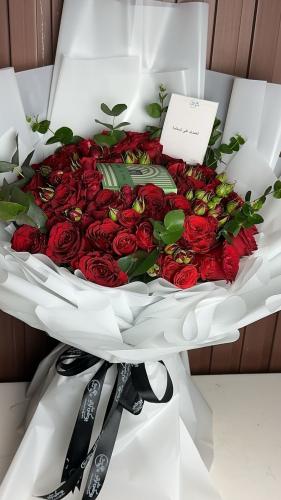 تنسيق الباتشي مع الورد البيبي روز