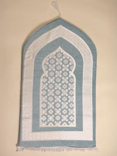 سجادة صلاة أزرق رمادي | تشكيلة المحراب