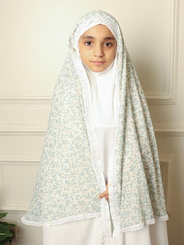 لباس صلاة طرحة التكليف من دار الزهرة- قطعتين 9-11...