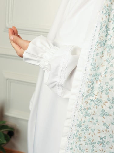 لباس صلاة طرحة التكليف من دار الزهرة- قطعتين 9-11...