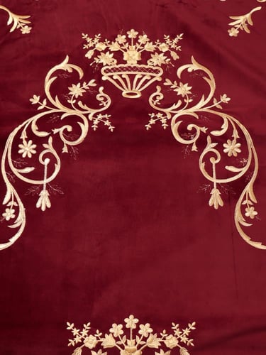 سجادة صلاة فاخرة مخملية مطرزة