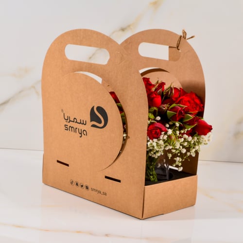 باكج ورد طبيعي مع شوكلاته باتشي