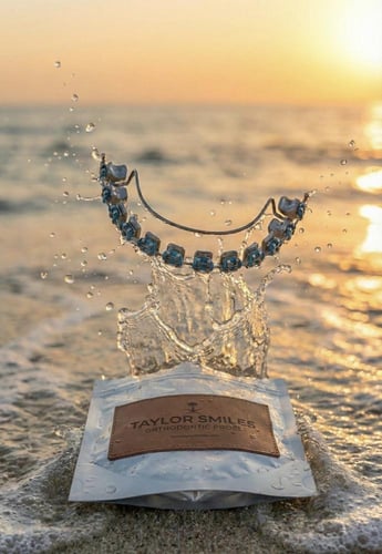 مثبت تقويم اسنان بدون غراء