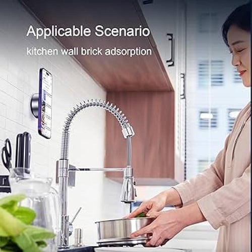 حامل هاتف مغناطيسي للسيارة ، حامل هاتف ذكي دوار لل...