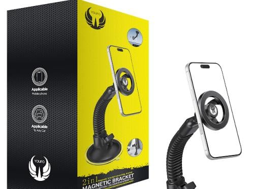 حامل جوال شفط بتقنية ماق سيف YOUFO Y4934 2IN1