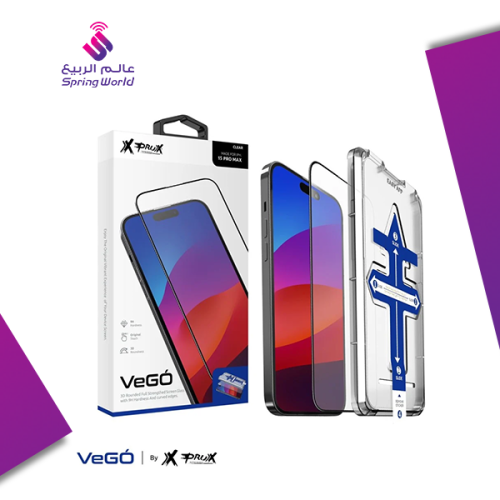 حماية شاشة لأجهزة الايفون من اكس بروكس VEGO - شفاف