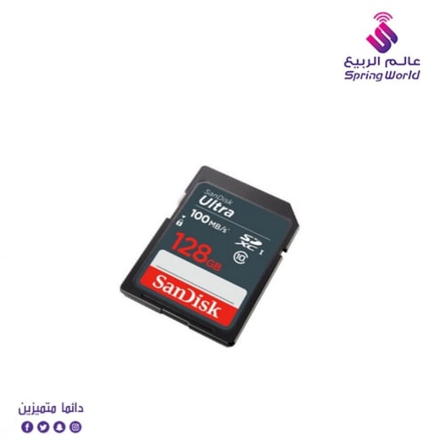 بطاقة ذاكرة SanDisk Ultra 128GB للكاميرات