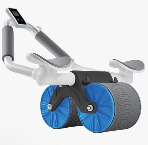 جهاز تمارين البطن المزدوجة مع مسند تثبيت لليد ومؤق...