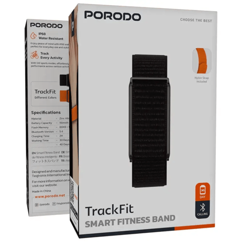 Porodo TrackFit سوار اللياقة البدنية الذكي