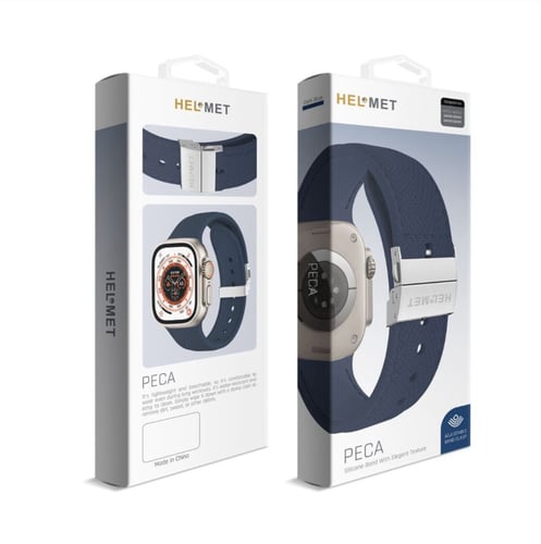 *PECA - سوار جلدي أنيق لساعة أبل من HELMET*