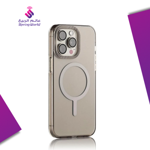 FECUND - جراب سيلكون لاجهزة الايفون 15 - ابيض مطفي